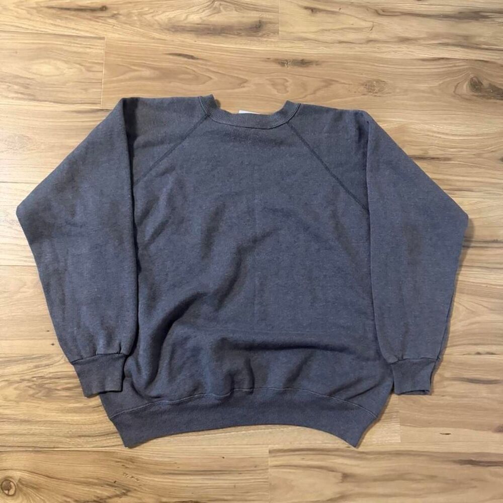 Vintage 80s 90s Hanes Blank Crewneck Sweatshirt baggy size XL